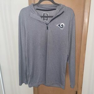 Team Apparel Gray Quarter-Zip Pullover